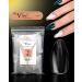 BY VIXI 600 medium almond nails with preparation file 10 sizes-through-sighted express full cover.For professionals & the home use of almond nails medium