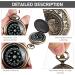 Portable Brass Compass - Waterproof Pocket Compass for Hiking Camping & Outdoor Activities - Buy Online on GoSupps.com