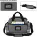 Trunab Home Health Nurse Bag - Organizer with Handle & Shoulder Strap for Nursing Students, Nurses, Doctors - Grey - Buy Online on GoSupps.com
