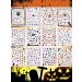 EBANKU Halloween Nail Decals Stickers 12 Sheets Self-Adhesive DIY Nail Art Tips Stencil for Halloween Party Include Pumpkin/Bat/Ghost/Witch - Buy Online on GoSupps.com