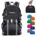 WEREWOLVES 20/35L Lightweight Hiking Backpack Ultralight Water Resistant Travel Packable Daypack for Women Men Black 20L