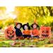 KKEATOY 12Pack Lawn and Leaf Pumpkin Trash Bags - Halloween Decor, Fall Yard Waste Bags - 30 Tall, 4 Patterns - Bonus Fright Tapes & Twist Ties - Buy Online on GoSupps.com