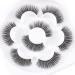 False Eyelashes 4 Pairs Fluffy False Eyelashes Natural 7D Eyelashes (H4X03)