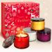 Christmas Candles Gifts for Women - Xmas Aromatherapy Scented Soy Wax Candle Set Present for her Girlfried Mom Mother Friend Bestie Wife - Ideal for Home Meditation Yoga Bath Relaxing SPA