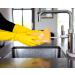 Sorbo Large Latex Household Gloves with Soft Lining and Extra Long Cuff - Yellow, 1 Pair - Buy Online on GoSupps.com