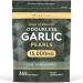 Odourless Garlic Capsules 15000mg | 365 Count | High Strength Garlic Oil | One Year Supply | No Artificial Preservatives | by Carlyle