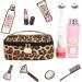 2 Pack Leopard Print Makeup Bags - Portable Toiletry Pouch for Women & Girls | Perfect Travel Cosmetic Bag - Buy Online on GoSupps.com