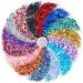 Holographic Body Glitter Set - 16 Colors + Glitter Glue for Makeup & Crafts - Buy Online on GoSupps.com