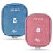 Rnhdly 2 piece of travel pharmacy bag medication bag on the go small mini first help bag empty waterproof travel pharmacy pocket emergency bag small for in the office when traveling camping