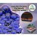 Arsuk Glassenic Deko Blue - Flat Stones for Decoration 0.955 kg - Perfect for Party Tables Vases Aquariums & Weddings - Buy Online on GoSupps.com