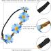 Flower Headband 12 Pieces Multicolor Daisy Floral Crown with Elastic Ribbon for Women Girl Festival Wedding Party Holiday - Buy Online on GoSupps.com