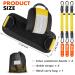 Yellow Ankle Resistance Bands Set for Glutes & Legs Workout - Home Gym Exercise Equipment for Women & Men - Buy Online on GoSupps.com