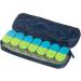 Buy Sagely Navy 7 Day Travel Pouch - Ultimate Pill Travel Case for Extra Large Pill Box | International Shipping Available - Buy Online on GoSupps.com