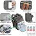 Yuniss Multifunctional Diaper Backpack - Large Waterproof Baby Bag with Bed Diaper Pad & Stroller Belt - Dark Gray - Buy Online on GoSupps.com