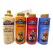 Ghirardelli Dessert Sauce Syrup 16oz Bottle Bundle: White Chocolate Caramel Chocolate Sea Salt Caramel and ThisNThat Recipe Card