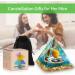 HuiJuKeJi Healing Crystals Leo Orgonite Pyramid with Tiger Eye Stone - Astrology Energy Healing Gift for Leo with Birthstone - 6cm - Buy Online on GoSupps.com