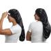 SAYMRE Satin Bonnet - Adjustable Silk Sleep Cap for Braids & Curly Hair | Black (Small-XX-Large) - Buy Online on GoSupps.com
