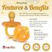 Buy Sweetie Natural Rubber Pacifier - Rounded 6-12 Months | 1 Piece for Comfort & Safety - Buy Online on GoSupps.com