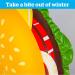 BigMouth Inc. Snow Tube  Inflatable Sleds for Kids and Adults  Heavy Duty PVC Giant Cheeseburger - Buy Online on GoSupps.com
