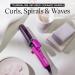 Eva NYC Healthy Heat Mini Hair Curler - 1.1-Inch Ceramic Hair Wand for Short & Long Hair Travel-Friendly Moondust - Shop Now - Buy Online on GoSupps.com