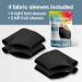 ZenToes Metatarsal Pads - 4 Pack Ball of Foot Cushions for Women and Men (Black) - Buy Online on GoSupps.com