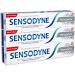 Buy Sensodyne Whitening Toothpaste with Fluorine - 3 Pack (75ml Each) | Relief for Sensitive Teeth & Permanent Protection - International Shipping Available - Buy Online on GoSupps.com