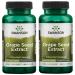 Swanson Grape Seed Extract (Standardized) 50 Milligrams 120 Capsules (2 Pack)