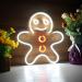 Buy ST16s32-fnu0102-b Gingerbread Man LED Neon Sign - Blue Silicone Single Color - Perfect for Holiday Decor | International Shipping Available - Buy Online on GoSupps.com