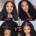ISEE Hair 26 Inch Transparent Water Wave Lace Front Wig Human Hair 150% Density Brazilian Deep Curly 13x4 Closure - Natural Black for Black Women - Buy Online on GoSupps.com