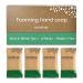 Raindrop Sustainable Hand Soap Refills 4x Plastic-Free Foaming Hand Soap Refills Mint and White Tea