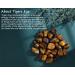 XIANNVXI Tigers Eye Natural Polished Tumbled Stones - 100g | Bulk Gemstones for Vase Filler and Reiki Energy Healing - Buy Online on GoSupps.com