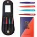 Wolf & Griffin Professional Tweezer Set with Case and Mirror | Precision Stainless Steel Tweezers for Men and Women - Buy Online on GoSupps.com