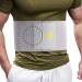 Umbilical hernia belt for men/women. Hernia support for men with compression pad. Hernia belt for women - abdominal binder post surgery/prevention aid: ventral epigastric and belly button-L