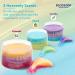 Blossom Layered Luxury Scented Foaming Body Sugar Scrub - Exfoliating Polish with Vitamin C - Cruelty-Free 300ml - Peach Fragrance - Buy Online on GoSupps.com