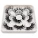 Veleasha Big Curl 3D Faux Mink Lashes 25mm Long Dramatic False Eyelashes - 5 Pairs Pack (MS03) - Buy Online on GoSupps.com