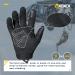 AXBXCX Breathable Full Finger Tactical Gloves - Black, Medium | Ideal for Airsoft, Paintball, Motorcycle, Cycling, Hunting | Touch Screen Compatible - Buy Online on GoSupps.com