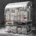 Large Acrylic Makeup Storage Drawers Cabinet Cosmetic Organizer Skincare Display Case Beauty Vanity Accessories Countertop Organizer Dustproof (14"H x11.8"W x 6.9"D) 11.8in*14in* 7in - Buy Online on GoSupps.com