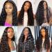 Loose Deep Wave Lace Front Wig - 26 Inch 200% Density Human Hair for Black Women | HD Transparent 4x4 Closure, Pre-Plucked, Glueless - Buy Online on GoSupps.com