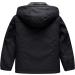 CREATMO US Boy's Waterproof Ski Jacket | Warm Winter Fleece Snow Coat 8-9 Years | Windproof Snowboarding Rain Jacket in Black - Buy Online on GoSupps.com