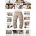 CQR Men's Tactical Pants | Water Resistant Ripstop Cargo | Lightweight EDC Hiking Work | Outdoor Apparel with Mag Pocket | Black 34W x 32L - Buy Online on GoSupps.com