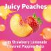 DEL MONTE BUBBLE FRUIT CUP Snacks Peach Strawberry Lemonade (Pack of 6 24 Count Total) - Buy Online on GoSupps.com
