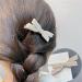 2 Pcs Handmade Pearl Bow Hair Clips - Elegant Gold Hairpins for Women & Girls | Hair Accessories for Party, Wedding & Daily Styling - Buy Online on GoSupps.com