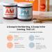 AMPM Nutrition: Energize Your Day & Sleep Better | Activated Morning + Peaceful Midnight - Energy Mood Gut Health Support - Buy Online on GoSupps.com