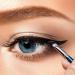 Fine Angled Eyeliner Brush Blue | PRO Precision Gel Makeup Brush - Buy Online on GoSupps.com