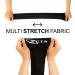 Zeta Wear Compression Stockings for Women - Comfortable Support for Thick Calves Open Toe Black Large Cuffs - Ideal for Swelling Relief - Buy Online on GoSupps.com