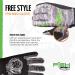Fish Monkey FM22 Free Style Custom Fit Glove Grey Water XX-Large - Ultimate Protection for Fishing Enthusiasts - Buy Online on GoSupps.com