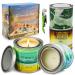 Citronella Candles Outdoor, 4 Pack 28oz Citronella Candles Outdoor Indoor, Suit for Candles for Home Scented, Fresh Citronella Oil for Bedroom Kitchen Garden Patio Balcony Indoor Outdoor 4 Pack-Citronella Candles