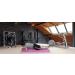 Mind Reader YOGAPVC-BLK Extra Thick Yoga Mat with Carrying Strap - High Density Anti-Tear Black - Buy Online on GoSupps.com
