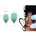 Luvia Beauty Blender Sponge Set - Pure Mint Make-Up Eggs for Face & XXL Body Blending | Flawless Finish - Buy Online on GoSupps.com