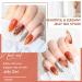 Buy Gellen Jelly Gel Nail Polish Kit - Translucent Sheer Amber & Brown Glitter for Trendy DIY Home Salon Nail Art - Buy Online on GoSupps.com